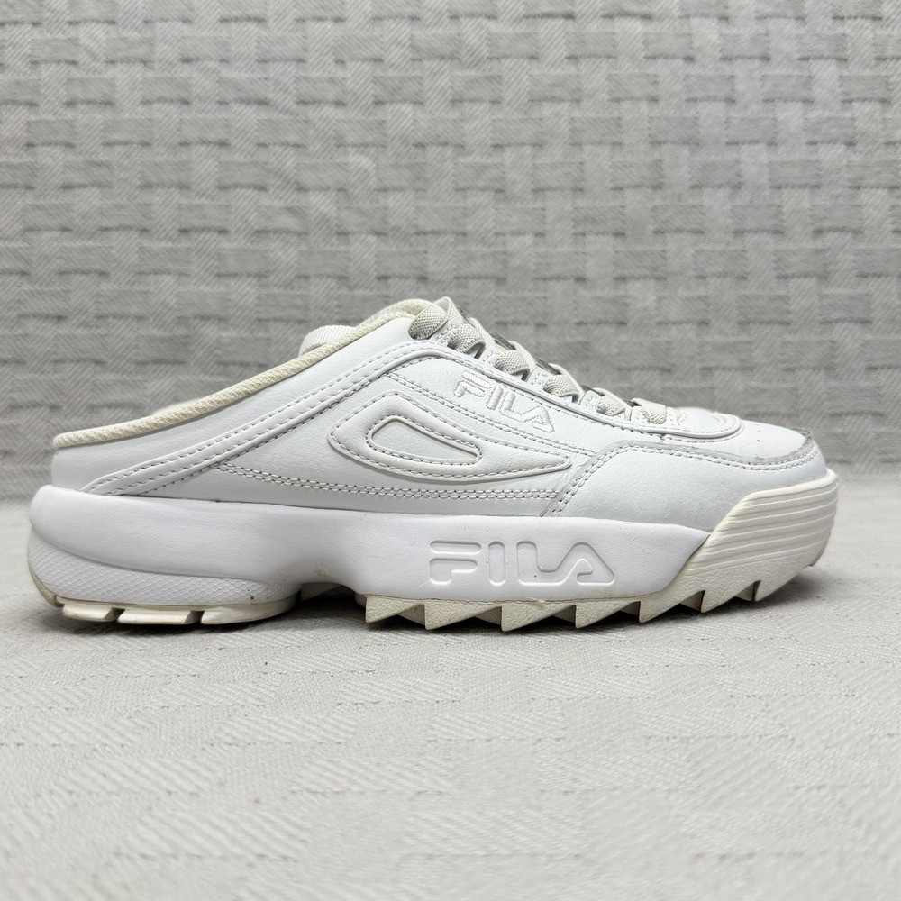 Fila Disruptor‎ 2 Womens Mule Trainers Size 8 White 5XM00815-125